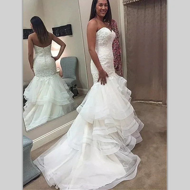 

Новое поступление, кружевная бисерная Русалка, свадебные платья, милое платье, женское длинное платье