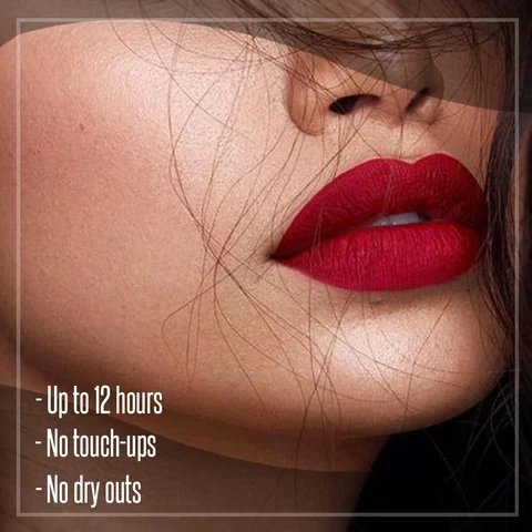 12 цветов матовая губная помада водостойкая стойкая сексуальная фиолетовая