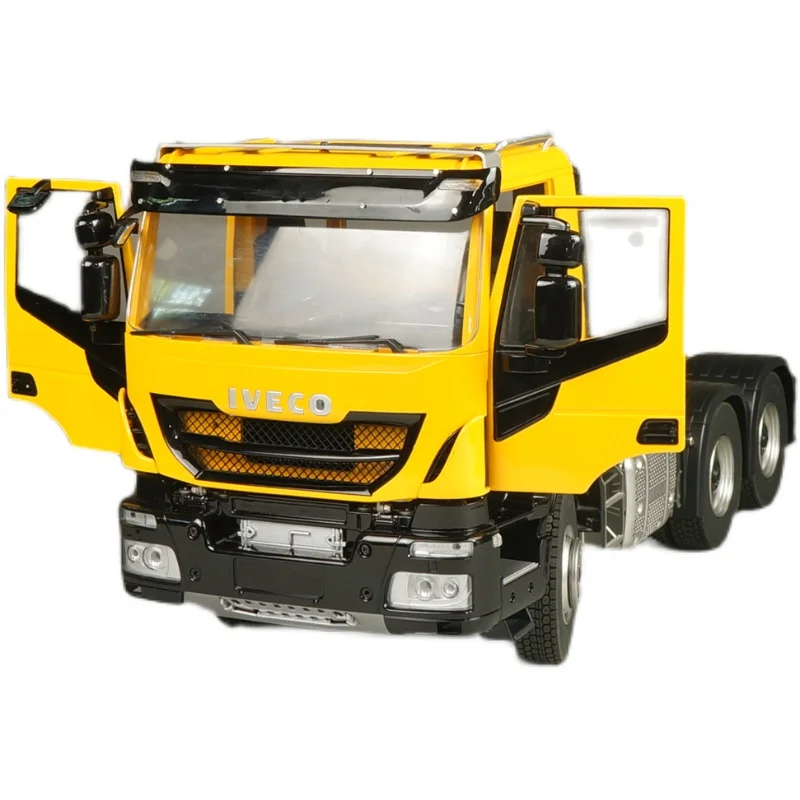 

Радиоуправляемая модель автомобиля Tamiya 1/14 IVECO 6x6, металлический грузовик с дистанционным управлением, трактор, евро грузовик, игрушки