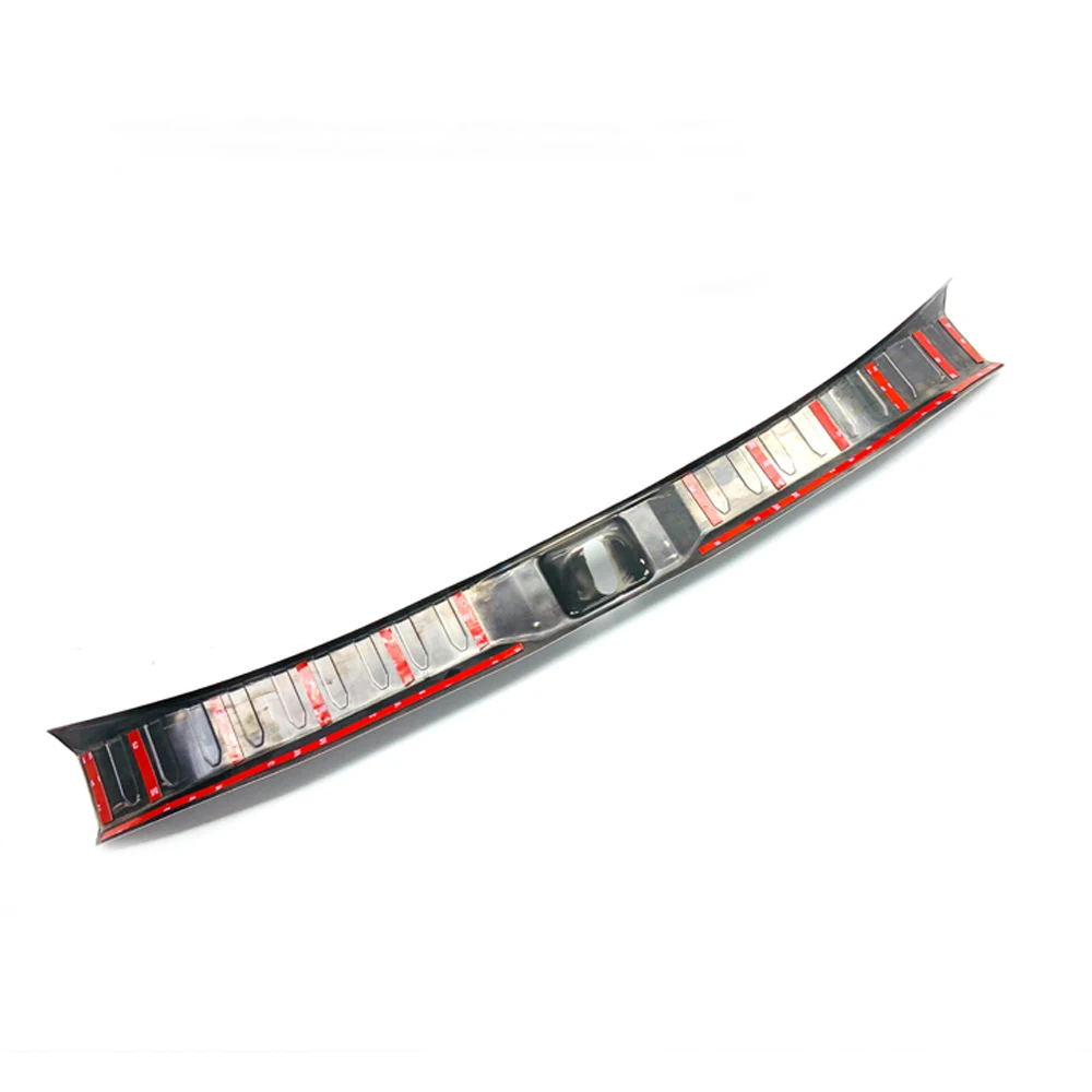 Автомобильные аксессуары 304 черный Задний бампер из нержавеющей стали Накладка