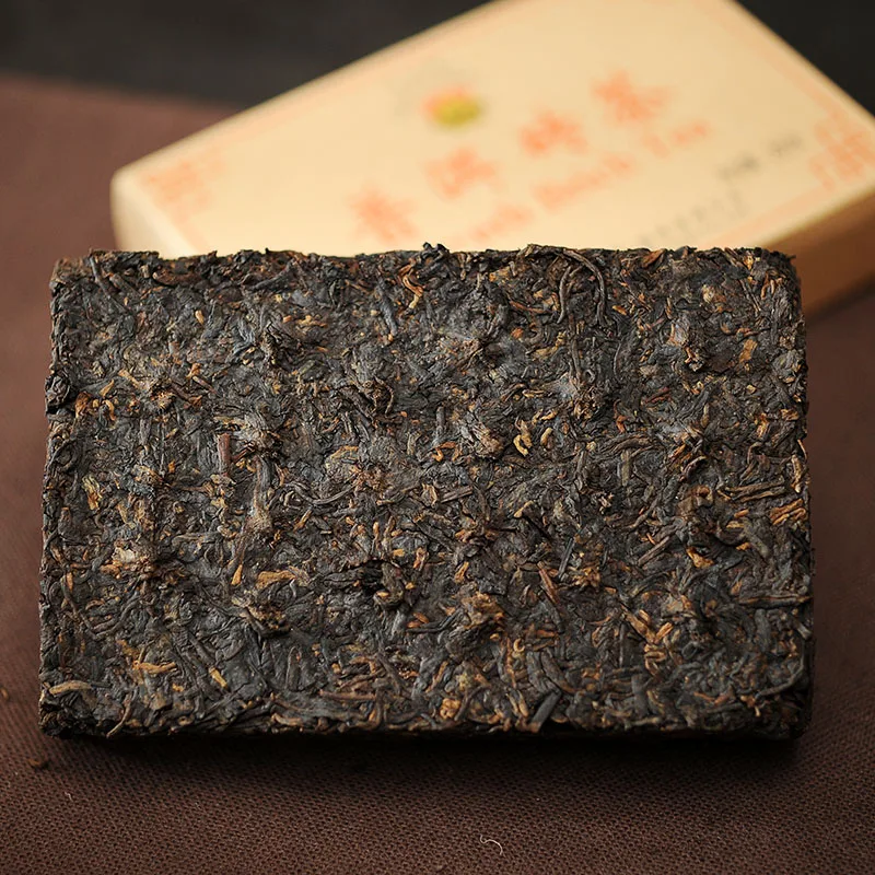 

2019 XiaGuan BAO YAN Pu-erh Brick Tea Chinese Diet Slimming 250g Ripe Shu