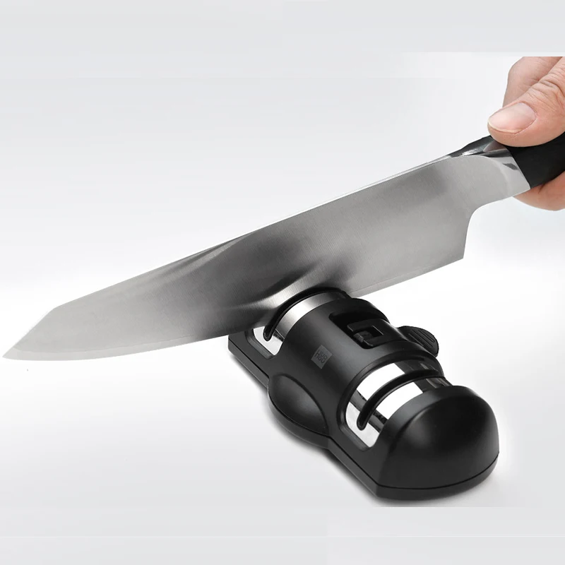 Xiaomi Mijia Huohou Knife Sharpener 2 Stages Double Wheel Whetstone Tool for Kitchen | Электроника