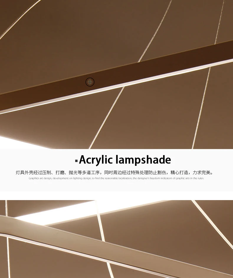 Современная акриловая люстра подвесной светильник дизайнерский lamparas de techo colgante |