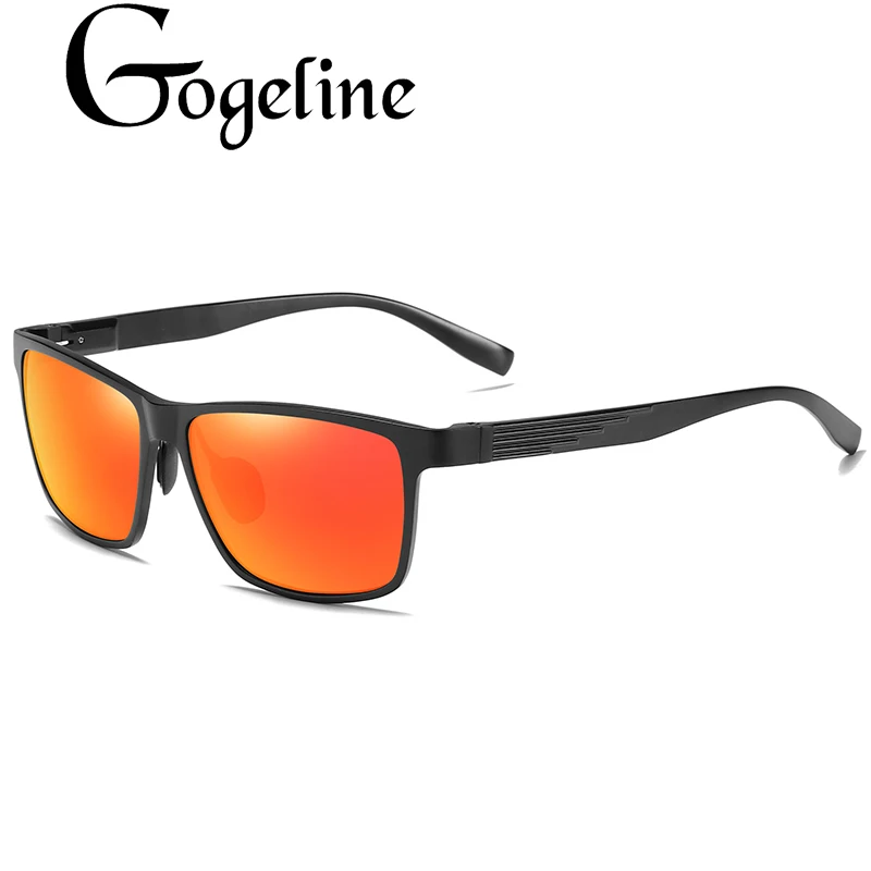 

Al-Mg Polarized Sunglasses Men's Driving Shades Male Sun Glasses For Men Retro Square Luxury Brand Designer Mirror UV400 Gafas