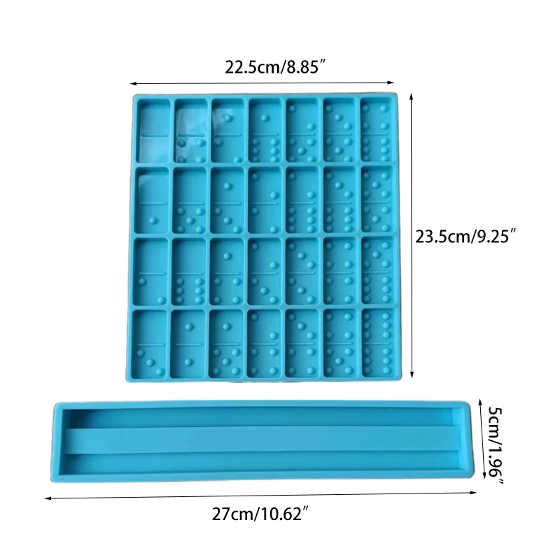 

1 Set Epoxy Resin Game Toy Mold Dominoes Casting Silicone Mould DIY Crafts Polymer Clay Jewelry Making Tools