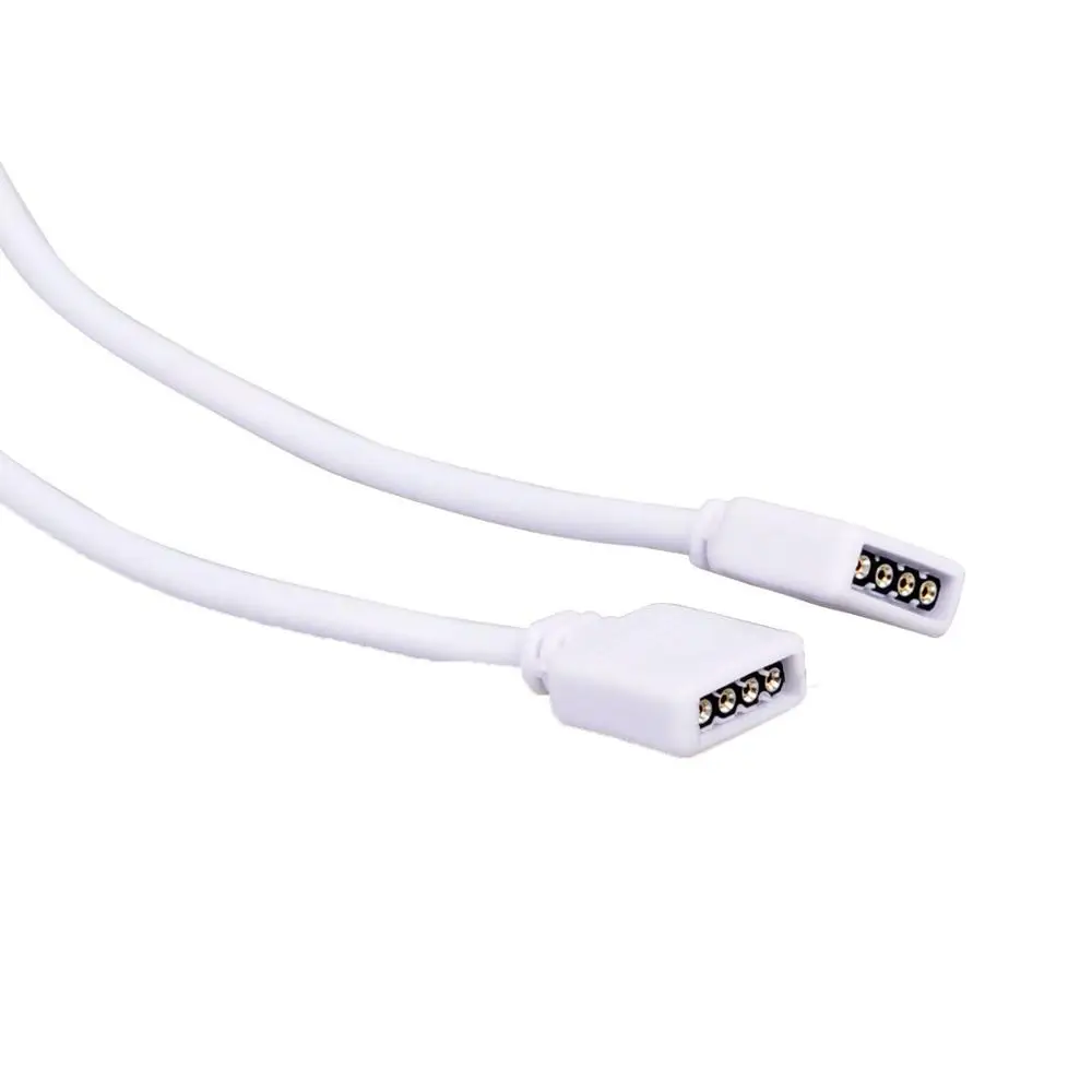 4 Pack 3ft Pin светодиодный RGB провод удлинительного кабеля для SMD 5050 3528 Светодиодные