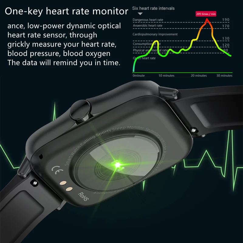 

2021 Smart Watch Women Men Waterproof Reloj Fitness Heart Rate Tracker Sport Smartwatch For Android Apple Huawei Xiaomi Phone