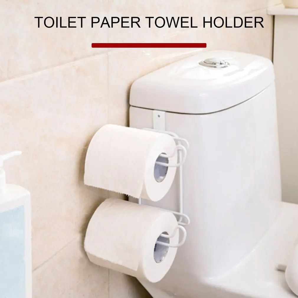 2 слоя из нержавеющей стали для ванной комнаты туалетное сиденье рулон бумажный