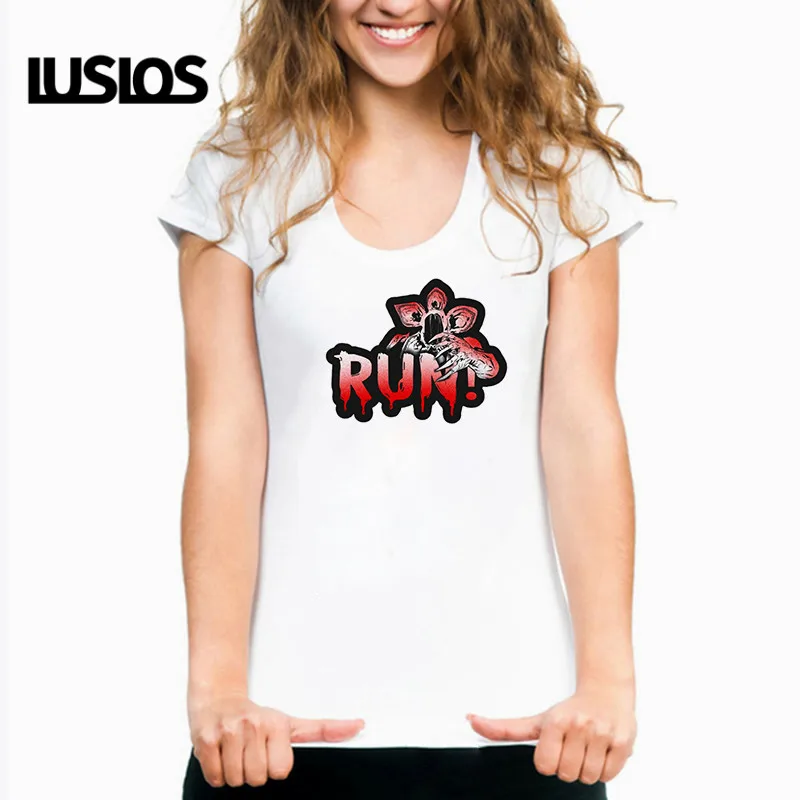 LUSLOS RUN Montauk tv Show футболка для женщин летняя повседневная с коротким рукавом и