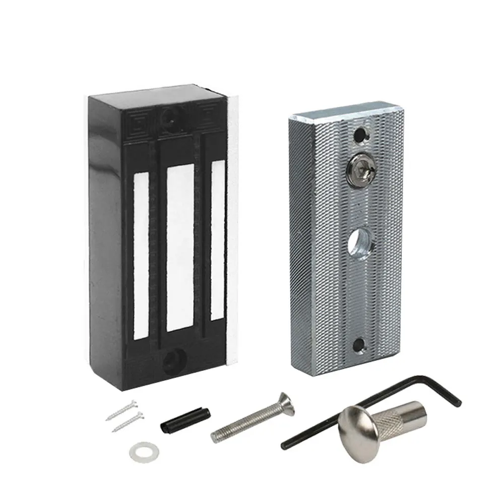 60 кг магнитный замок 12 В/24 В Электронные дверные замки Электрический шкаф ящик 100 фунтов удерживающая сила