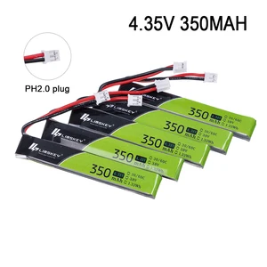 5 шт. Limskey 1S 350 мАч 3,8 в 30C60C 4,35 в HV Lipo батарея PH2.0 разъем для 65S UK65 Blade индуктивность UR65 Tiny Whoop Drone