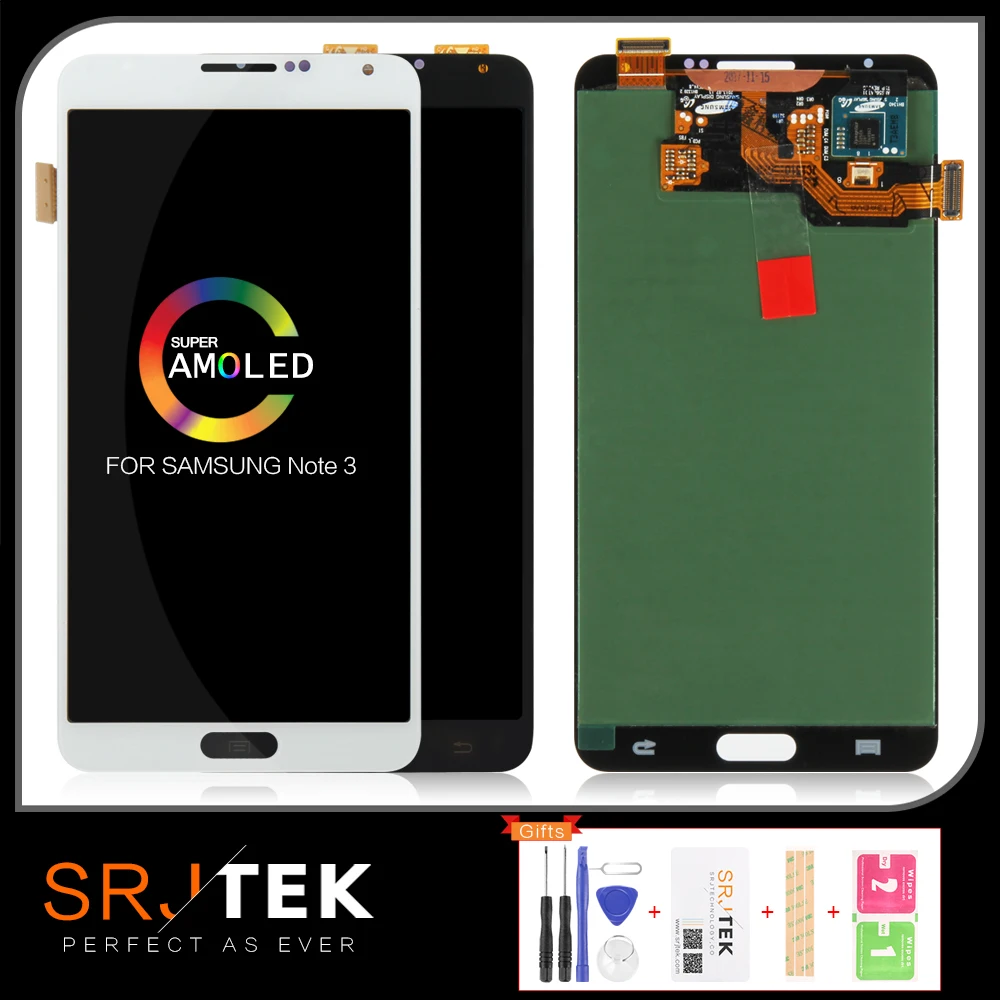 Гарантия 5 7 ''Супер AMOLED экран для Samsung Galaxy Note 3 ЖК-дисплей Note3 N9005 Сенсорный