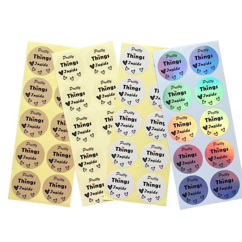 Бесплатная доставка 500 шт./набор привлекательные вещи внутри этикетка наклейки