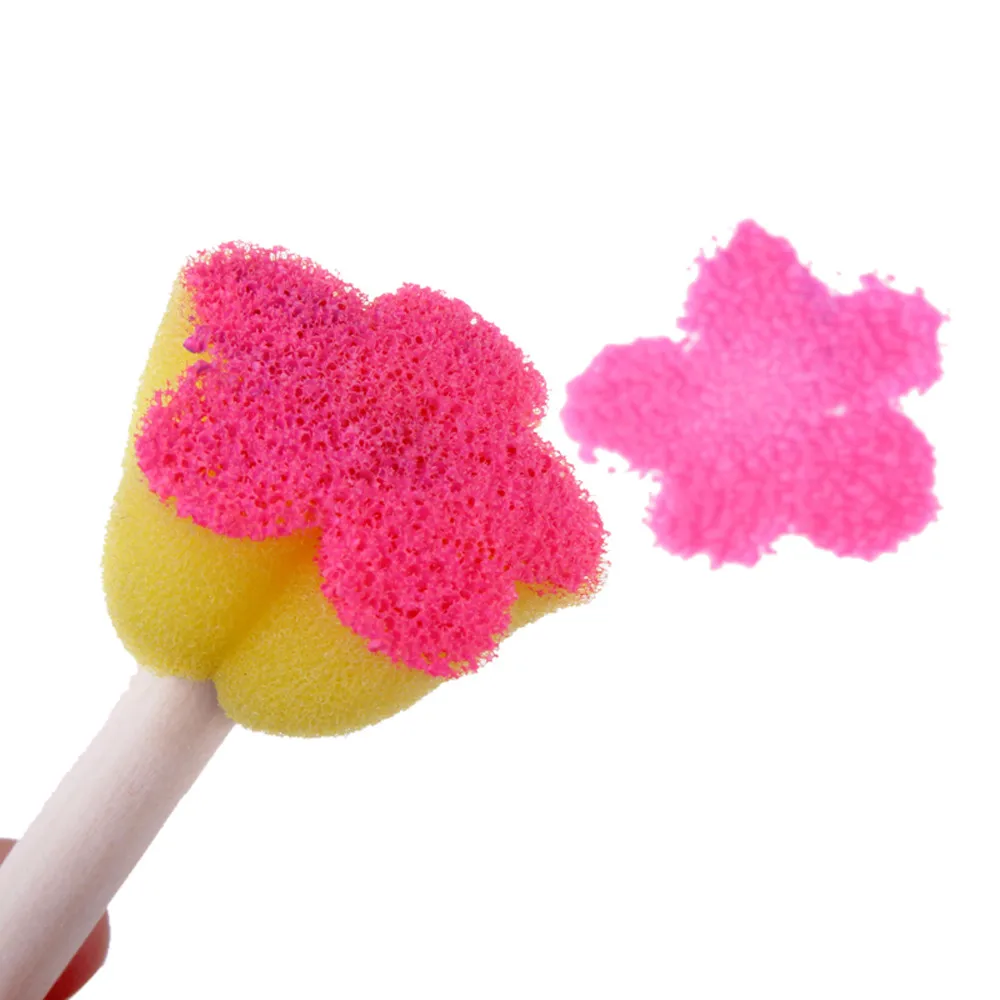 

5pcs toys early teaching diy drawing toys graffiti tools painting sponge brushes educational toys craft kids games
