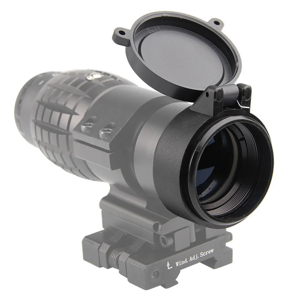 

Rifle Scope Cover Protection 30mm-53mm Lens Cover Flip Up Quick Spring Cap Objective Lense Lid Hunting Rifle Scope Caliber Cap