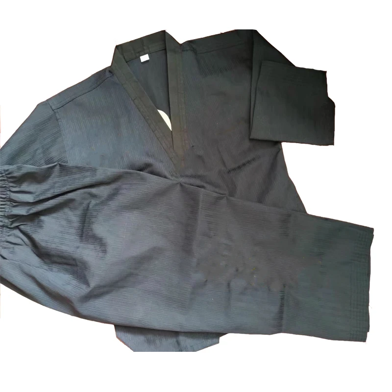 Тхэквондо Униформа добок одежда Черный Взрослый красный TKD каратэ|Прочие