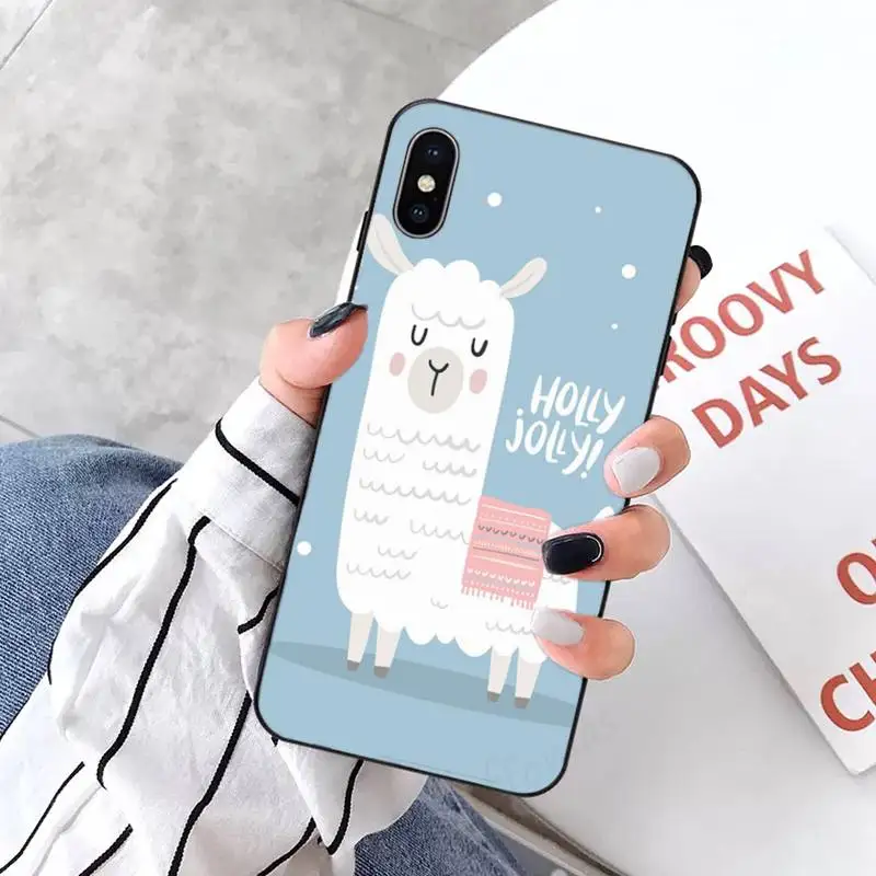 

lama Llama Animals Phone Case for iPhone 11 12 pro XS MAX 8 7 6 6S Plus X 5S SE 2020 XR mini