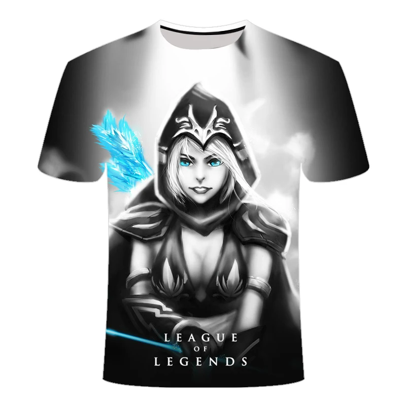 

Spring and summer League of Legends theme T-shirt 3d printing electronic sportswear Lol T-shirt men's and women's tops