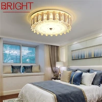 bright ceiling light modern luxury crystal lamp fixtures led home for dining room decoration