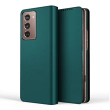 2in1 Flip Leather Phone Case for Samsung Z Fold2 5G Full Protector Cover for Samsung galaxy Fold2 Fold 2 Case Capa Can Be Split