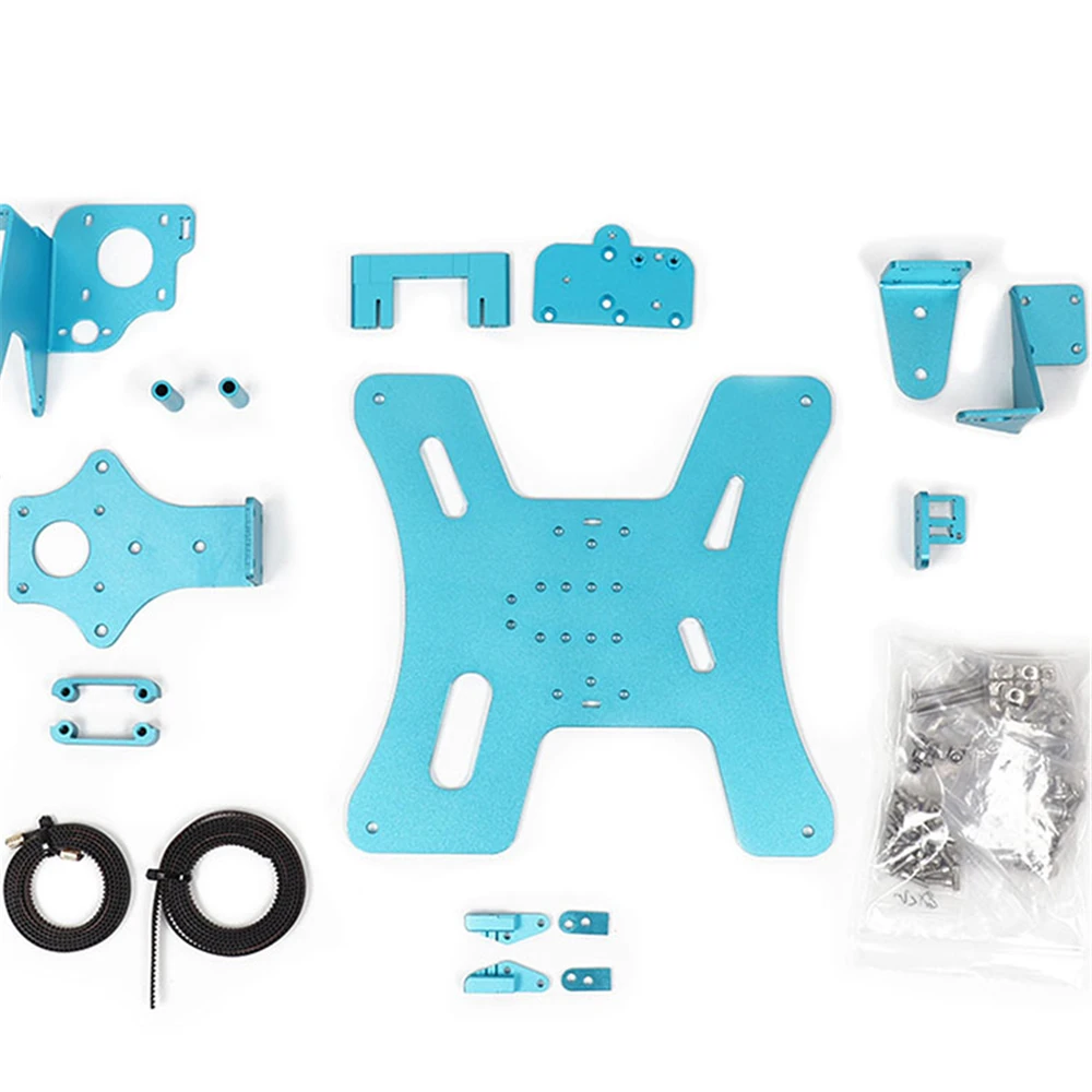 

Durable Linear Rail Upgrade Kits Gates X /Y Axis Belt Aluminum Plates Screws Kits Set for Ender 3 Pro 3D Printer Accessories
