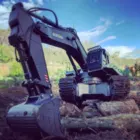 Радиоуправляемый экскаватор HUINA 114, гусеница, сплав, Радиоуправляемый грузовик, тягач, Инженерная машина 2,4 ГГц, радиоуправляемая машина, 22 канала, игрушка для мальчика