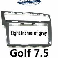 for v w golf 7 7 5 cd mib 3 8 inch 9 2 inch radio plates decorative frame piano black gray