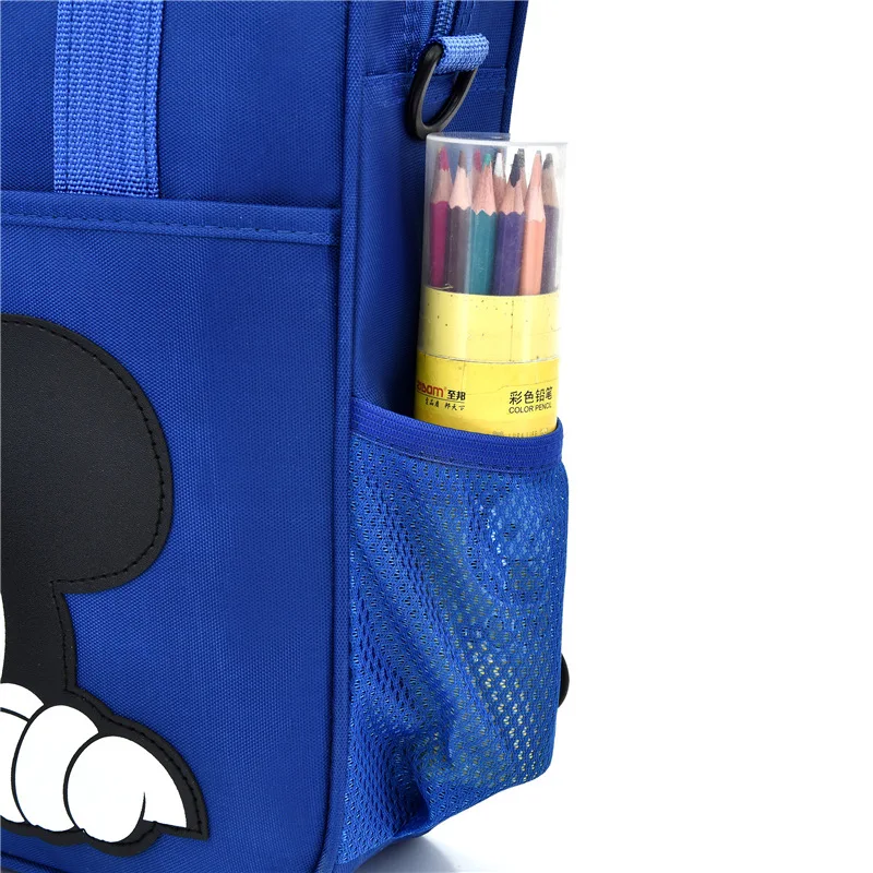 Disney Mickey Mouse children boys and girls tutorial bag student schoolbag multi-functional  kindergarten school document bag
