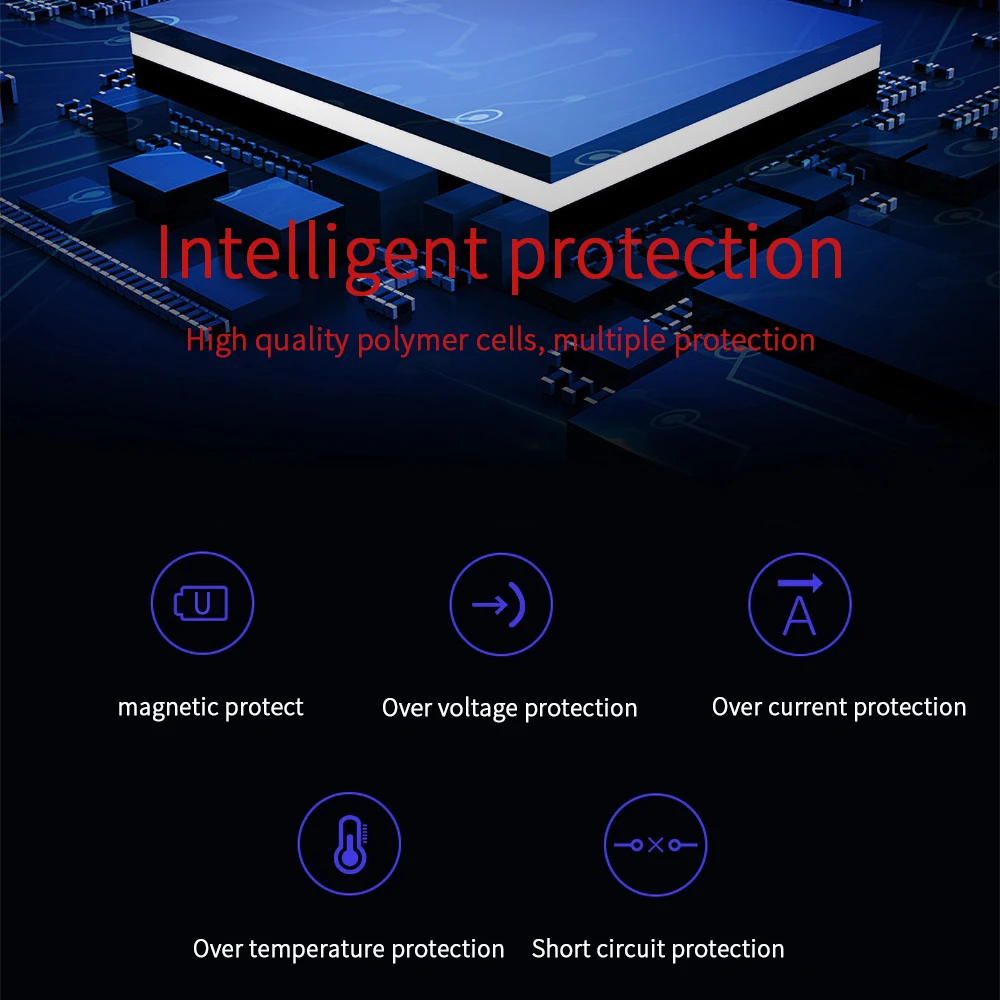 Essager магнитный Power Bank мини 1320 мАч фонарик Powerbank Малый магнит портативный внешнее