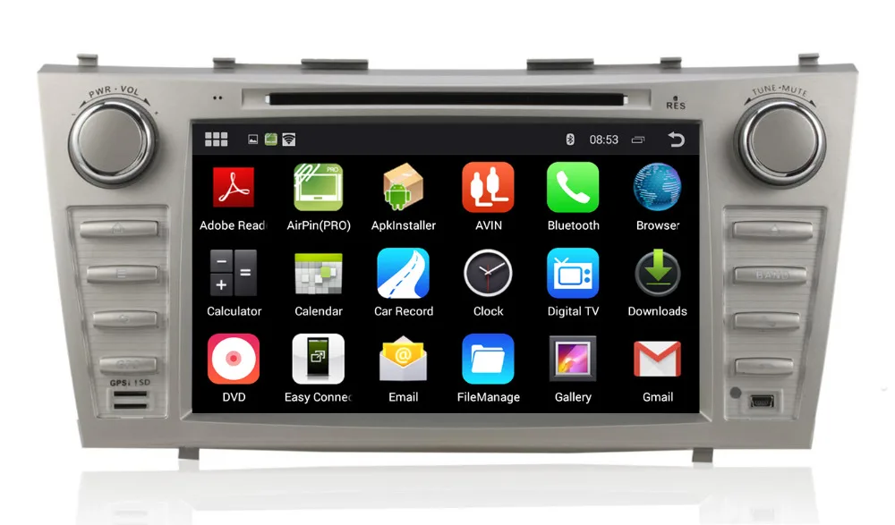 Восьмиядерный HD 1024X600 Android 8 1 автомобильный DVD плеер для Toyota Camry 2007 2008 2009 2010 2011 GPS
