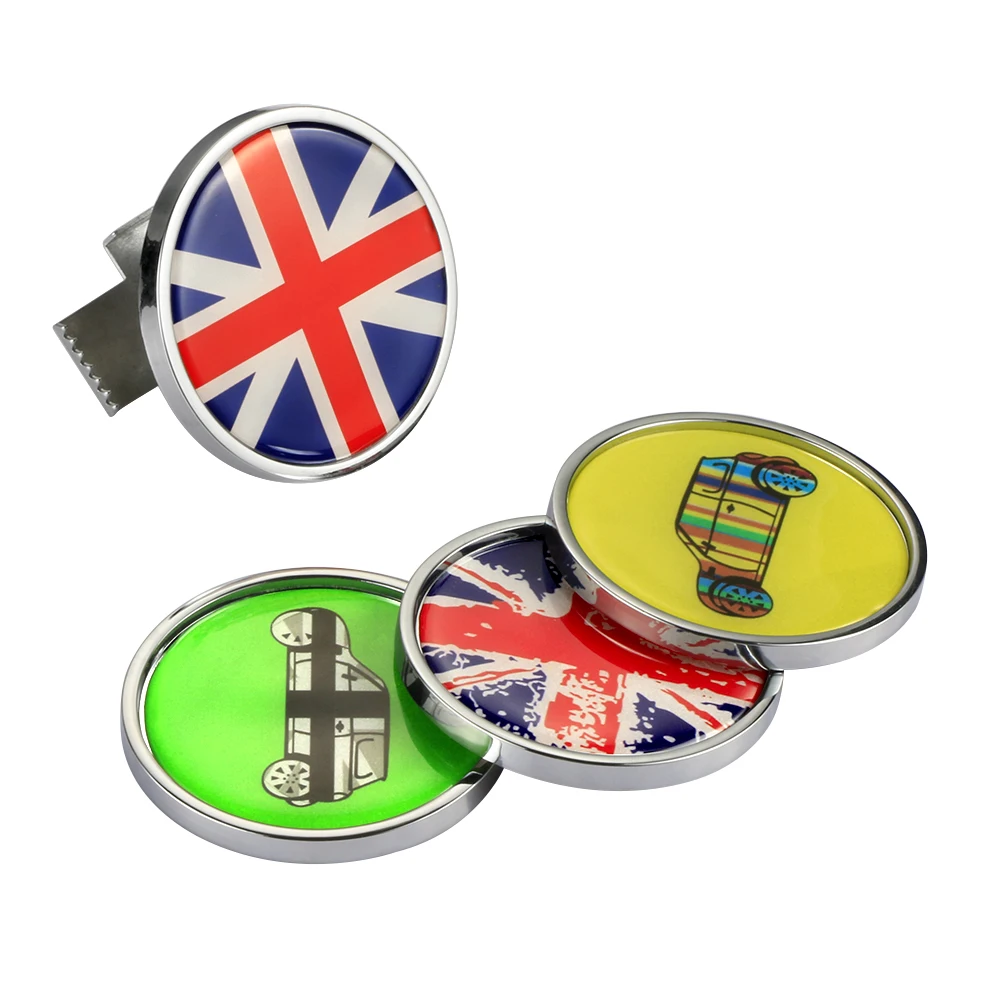 На передний бампер для автомобильного стайлинга решетка эмблемы 3D Стикеры Mini Cooper