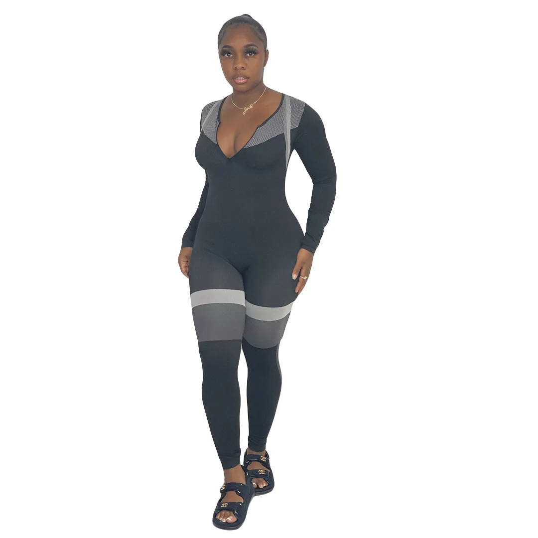 

Women's printed Jumpsuit autumn sweatpants tight and comfortable Jumpsuit