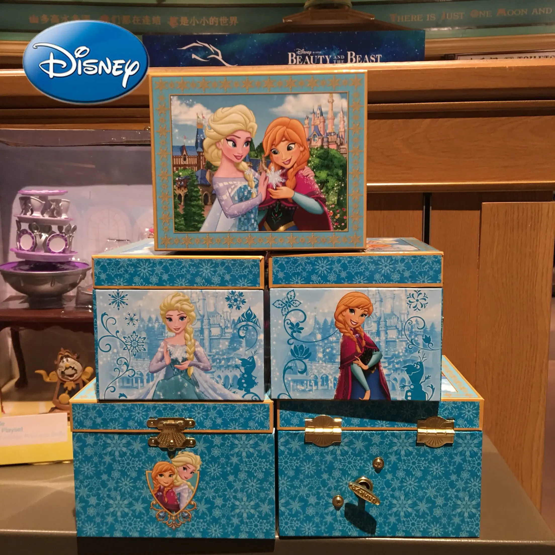 

Оригинальная музыкальная шкатулка Disney «Холодное сердце» Aisha Anna, музыкальная шкатулка, шкатулка для украшений, подарок на день рождения