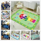 Детские развивающие игровые коврики для гостиной, мягкие фланелевые коврики для детской спальни, украшение для гостиной, домашние коврики для ванной