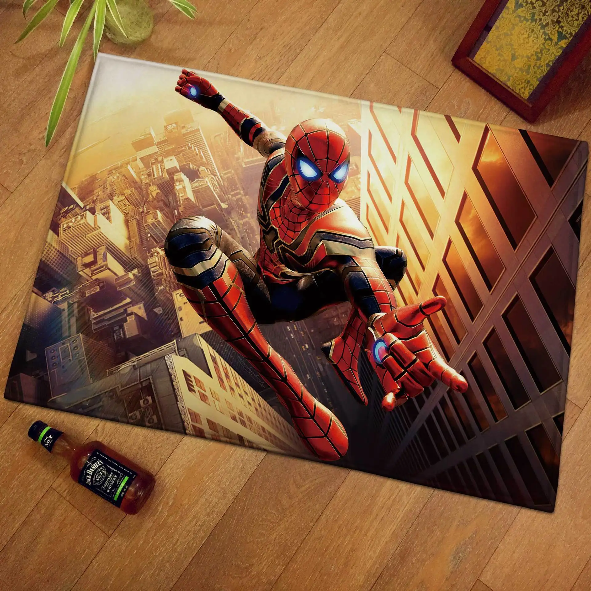 

60X40cm Spiderman Rug Carpet Bathroom Decoration Door Mats Outdoor Anime Rug Kitchen Mats for Floor Anime Rug Cute Floor Mat