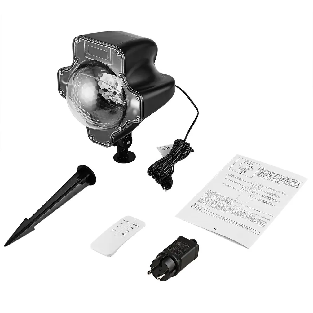 Тыква форма светодиодный светильник снегопад RF пульт дистанционного управления