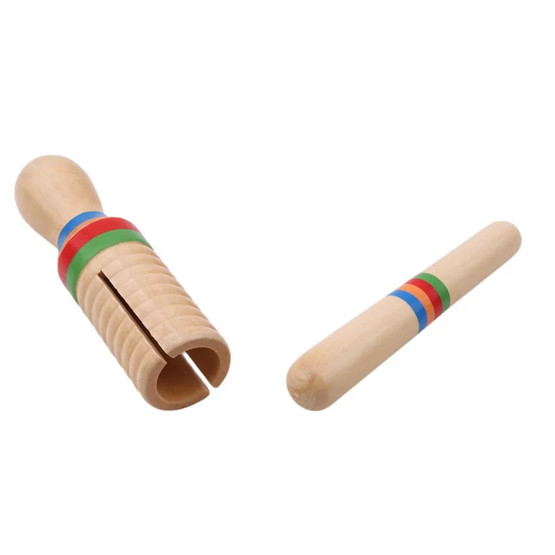 Деревянный музыкальный инструмент для детей детские игрушки звуковая трубка