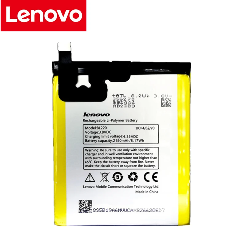 bl220 for lenovo s850 s850t 2150mah rechargeable lithium polymer battery mobile phone batteries parts phones telecommunications free global shipping