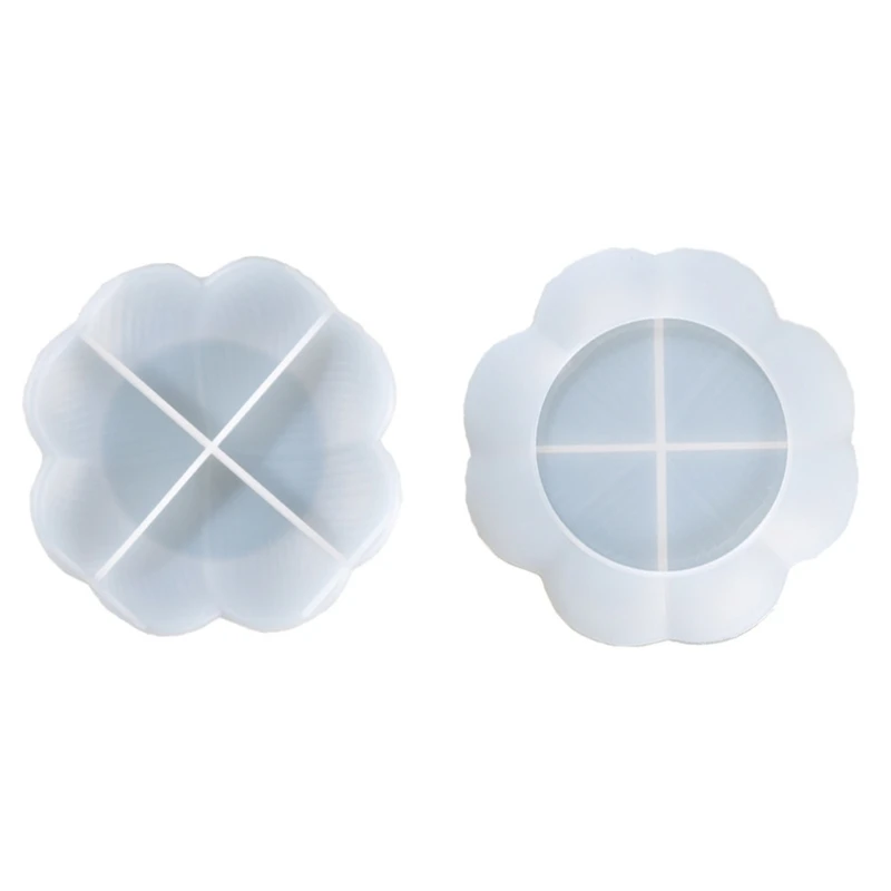 Petal Storage Tray Epoxy Resin Mold Serving Board Fruit Snack Holder Plate Casting Silicone Mould DIY Crafts Decorations | Украшения и