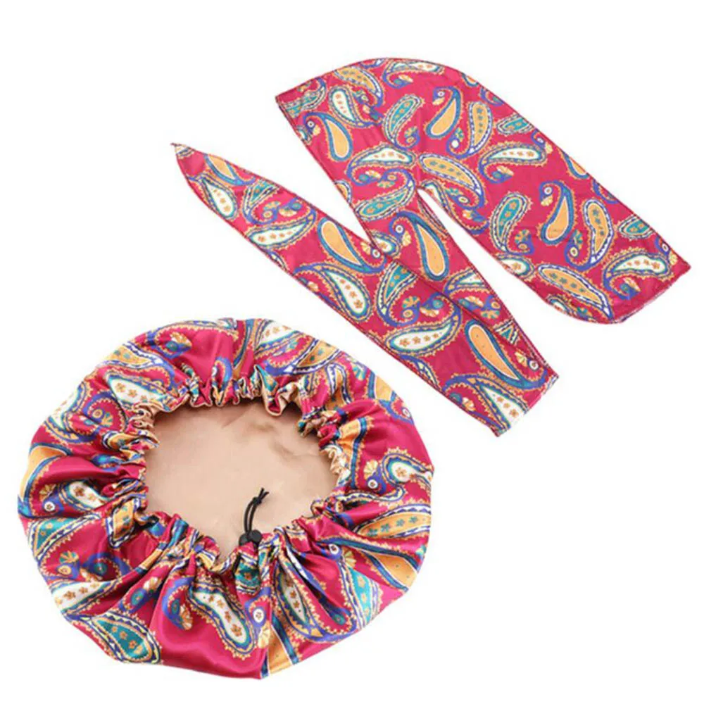 Дизайнерская шелковая долговечная шапочка с принтом для мужчин и женщин