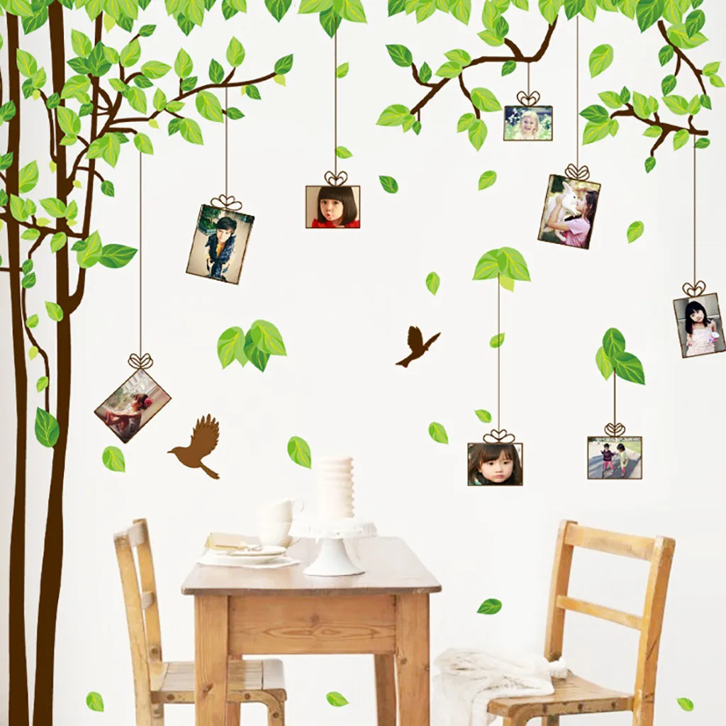 

Nordic Style Garden Plant Wall Stickers For Home Decor Living Room Kitchen PVC DIY Wall Decals Mural Art Decoration Z0610
