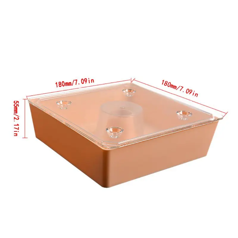 Европейский Стиль квадратный кормушка для пчел Мёд Еда Кормление полива