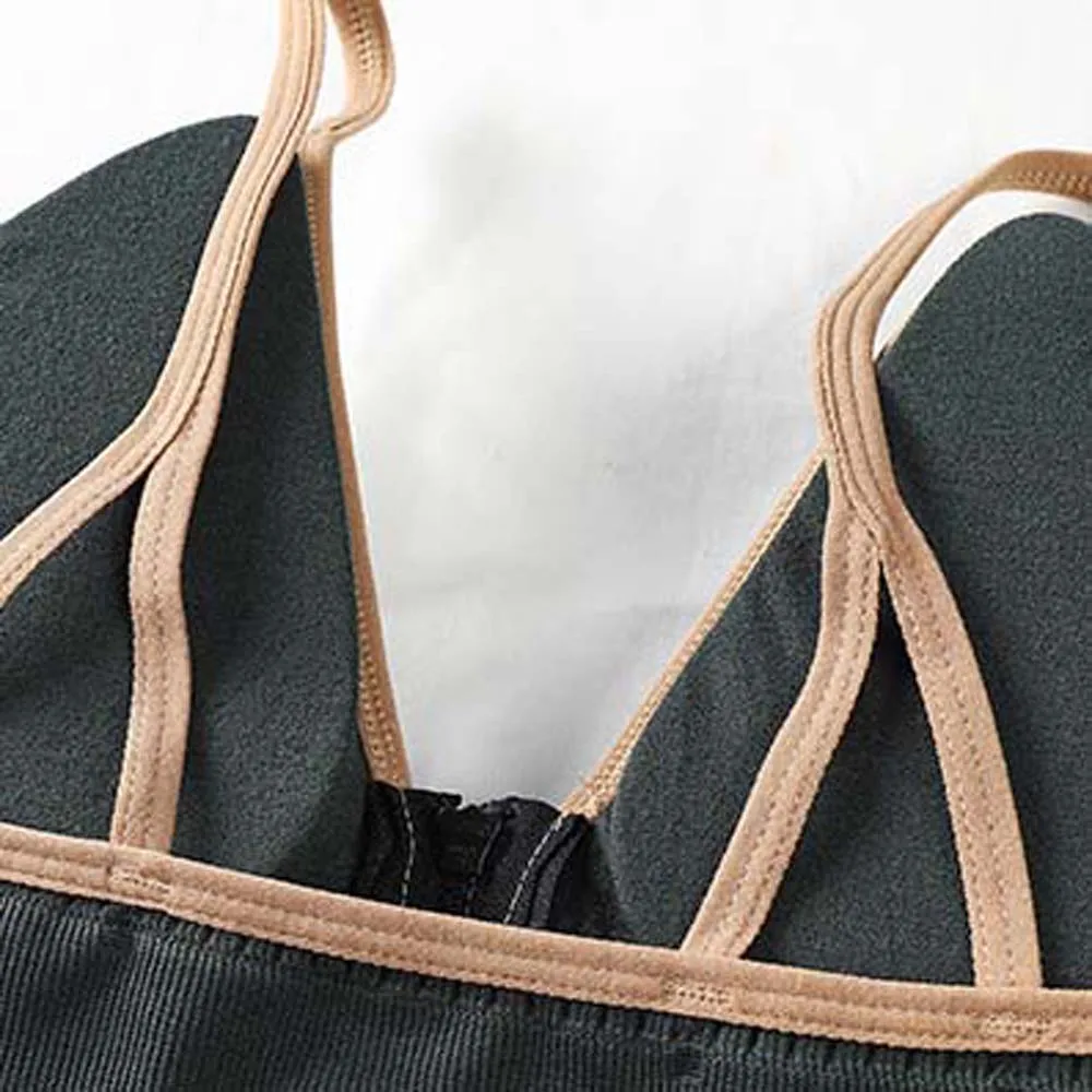 

Sexy Zipper Crop Tops Brassiere Women Camisole Lingerie Sleeveless Female Tank Top Sport Bra Slim Fit Bralette Tube Top
