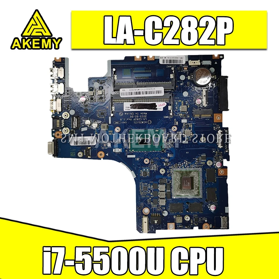 SAMXINNO для For Lenovo Z51 70 AIWZ0/Z1 LA C282P Laotop материнская плата с i7 5500U ЦП Radeon R9 M375/4G тест