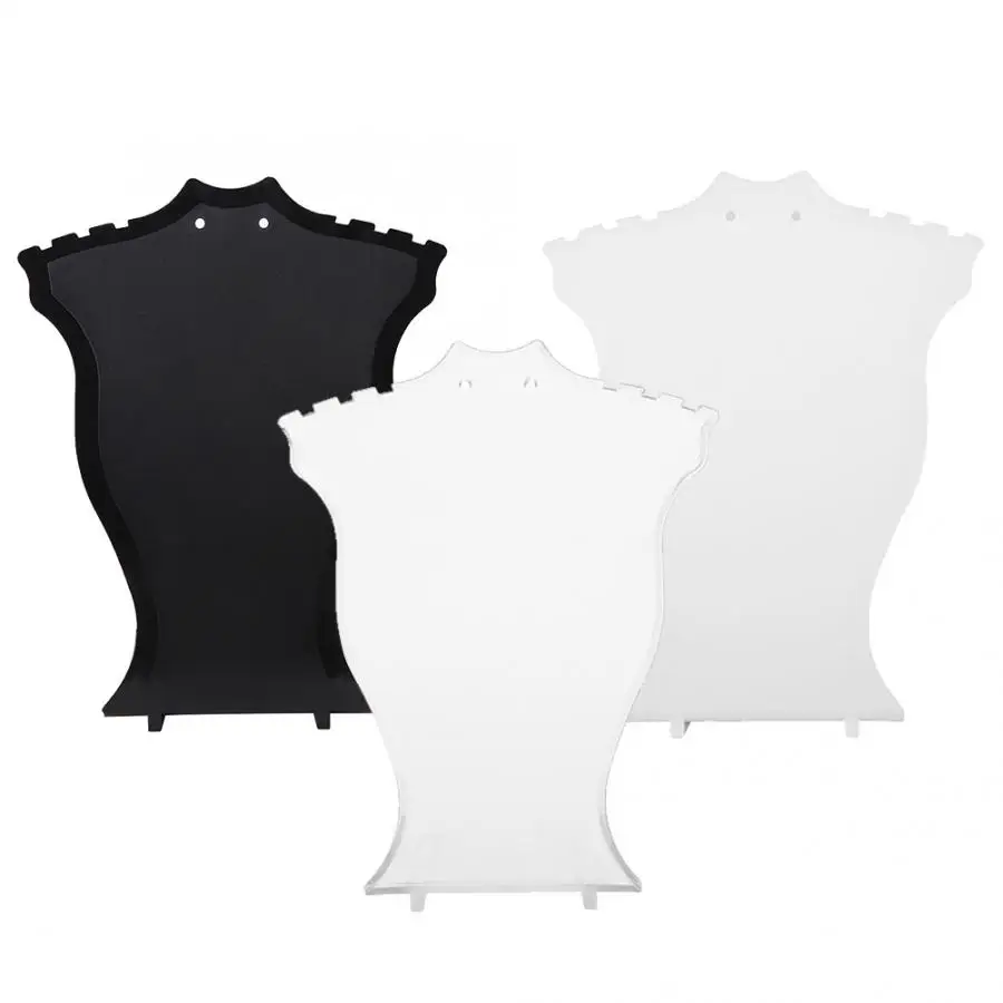 Ювелирный стенд 3 цвета подвеска ожерелье цепь держатель серьги Дисплей Стенд