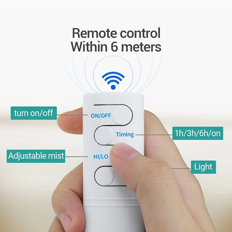 Ультразвуковой увлажнитель воздуха со светодиодной подсветкой 300 мл|Увлажнители