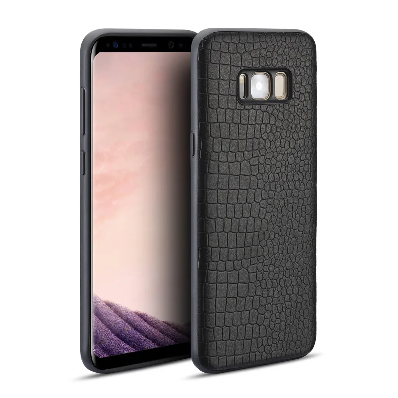 Чехол для телефона из натуральной кожи samsung Galaxy S8 S9 Plus s7edge Крокодиловая текстура