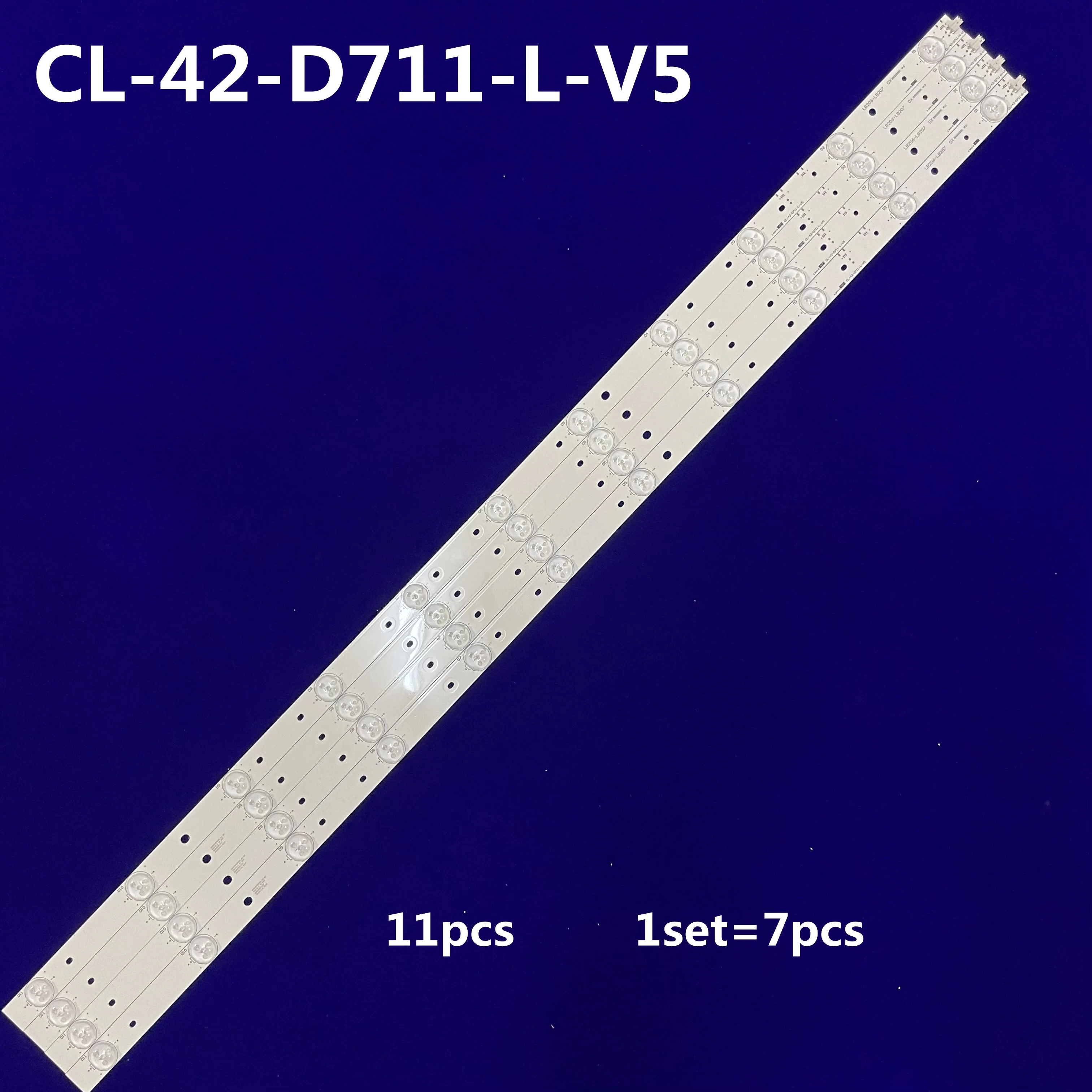 7 шт. светодиодный ная подсветка 11 ламп фотолампы для 42BL4849/T3 42PFG6809 42PFS7109/12 42PFH6109/88