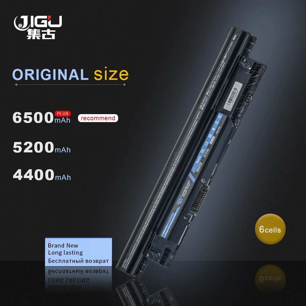 JIGU Laptop Battery For Dell for INSPIRON 3521 XCMRD PVJ7J 8RT13 6KP1N 4DMNG 49VTP FW1MN 312-1433 312-1390 312-1387 6 Cells | Компьютеры и