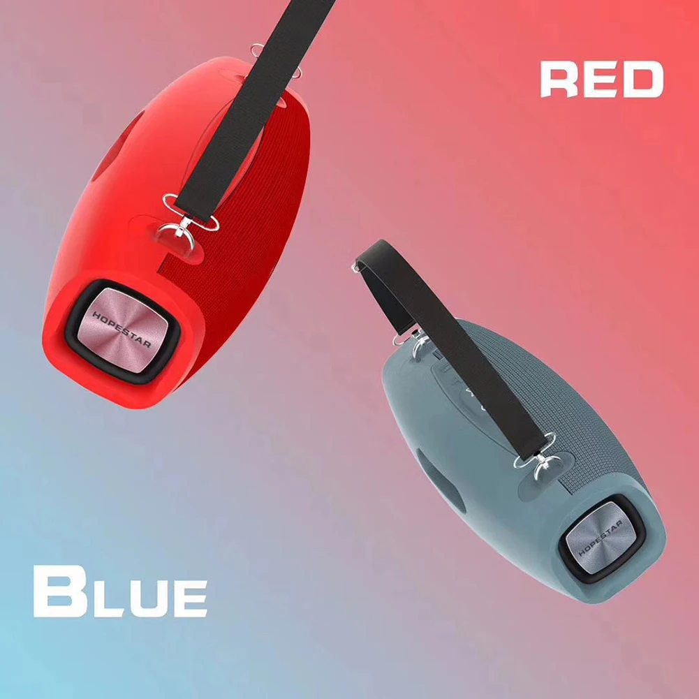 Многофункциональный HOPESTAR H1 40 Вт беспроводной портативный Bluetooth динамик Мобильный фонарик с питанием водонепроницаемый плеер с тяжелыми басами